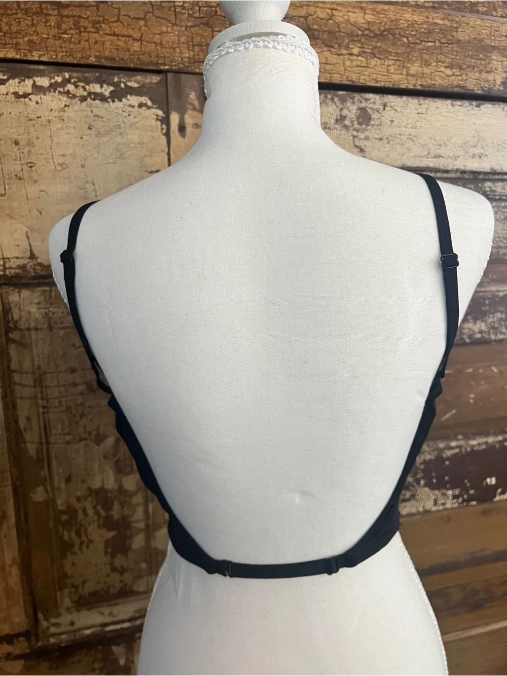 NWT | Black Longline Push Up Bra | Adjustable Straps | Size L